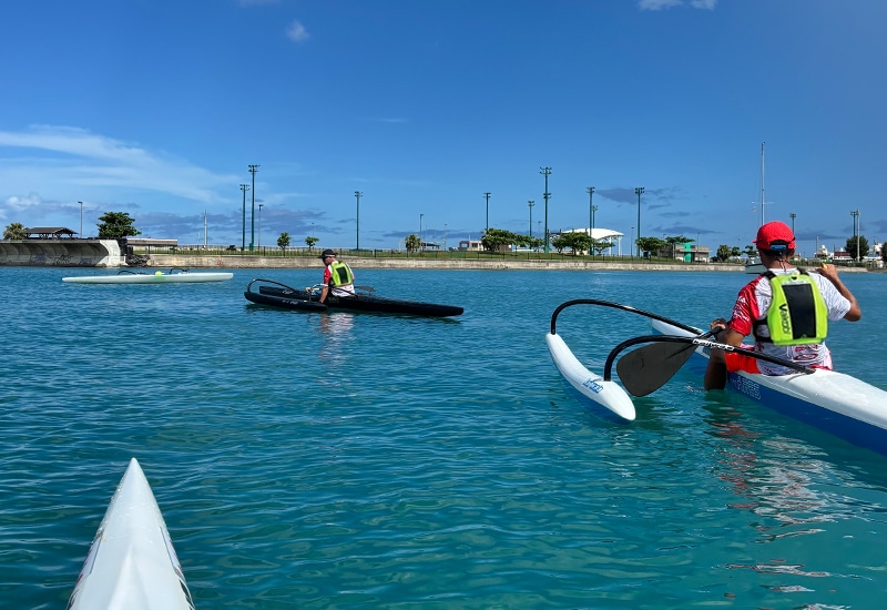アウトリガーカヌー体験