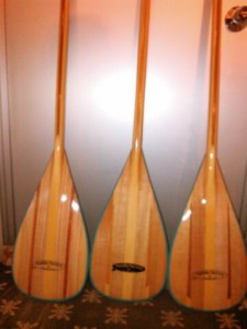 湘南アウトリガーカヌークラブメンバーパドル完成