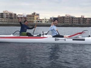 県外からのパドルレッスンも増えてきました