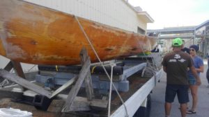 パドルファクトリーにハーリー舟が来た